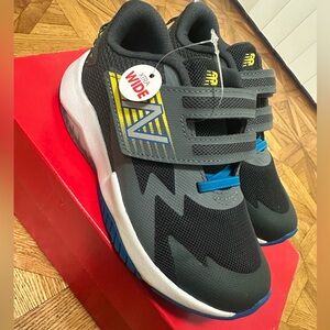New Balance Kids Sneakers - Black, Yellow, and Blue